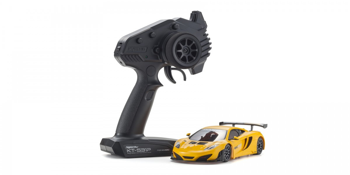 32325OR McLaren 12C GT3 2013 RWD Kyosho MINI-Z Series Ready Set  Orange