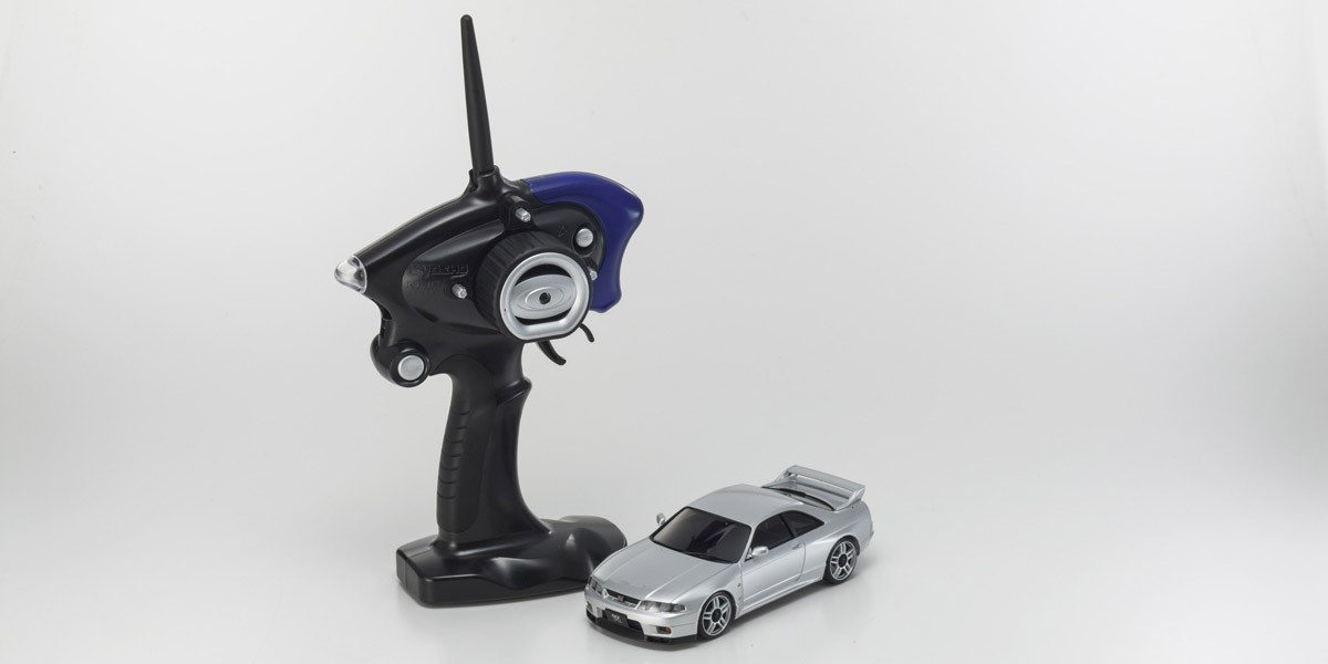 32139S NISSAN SKYLINE GT-R V.Spec (R33) AWD Sports Kyosho MINI-Z MA-020S Ready Set Silver