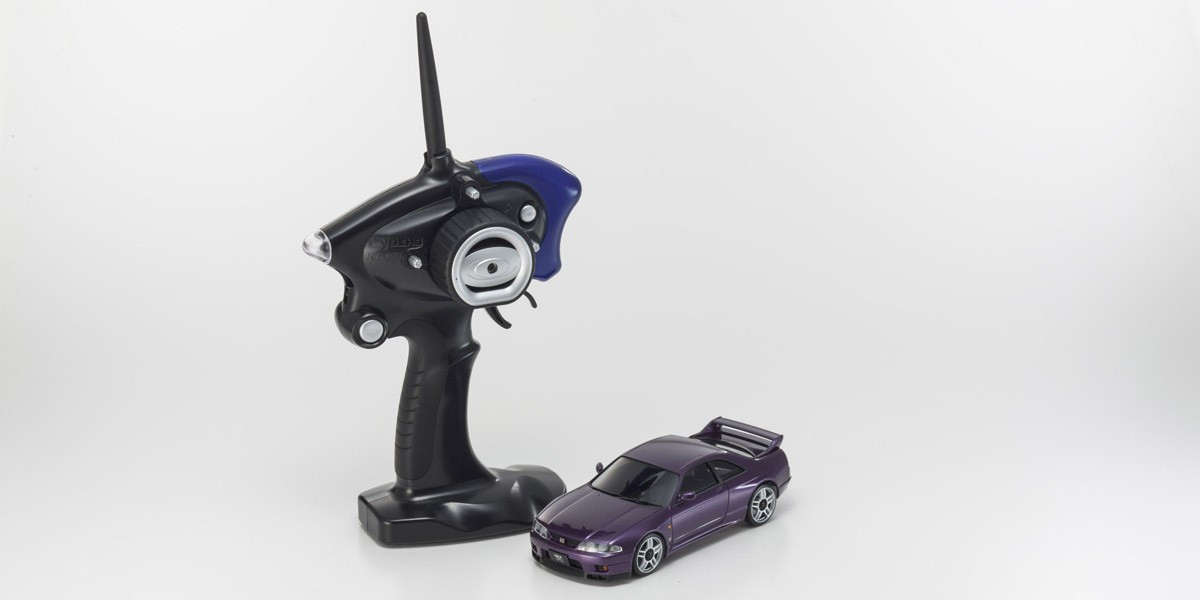 32139PU NISSAN SKYLINE GT-R V.Spec (R33) AWD Sports Kyosho MINI-Z MA-020S Ready Set Midnight Purple