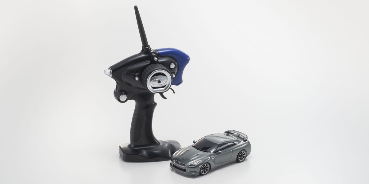 32141GR NISSAN GT-R AWD Sports Kyosho MINI-Z MA-020S Ready Set Dark Metal Gray