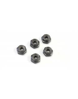1-N2630NA-GM NUT(M2.6X3.0)NYLON ALU GUNMETA