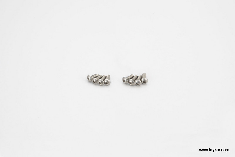 1-S13008HT Button Screw(Hex/Titanium/M3x8