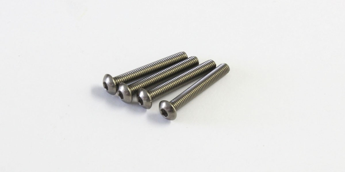 1-S13022HT Button Screw(Hex/Titanium/M3x2