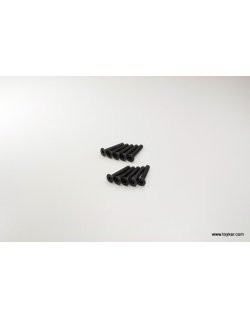 1-S33018H Flat Head Screw(Hex/M3x18/10pc