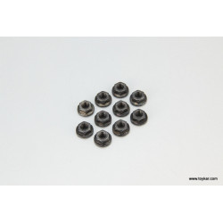 1174 OP FLANGED NUT M3 10PCS