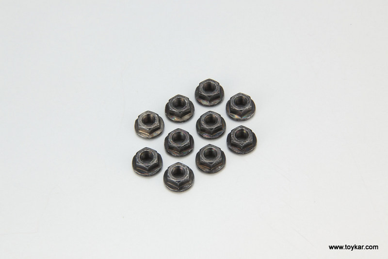 1174 OP FLANGED NUT M3 10PCS