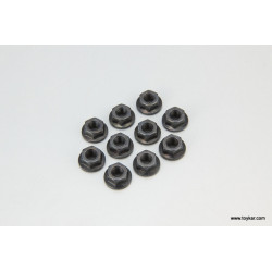 1175 OP FLANGED NUT M4 10PCS