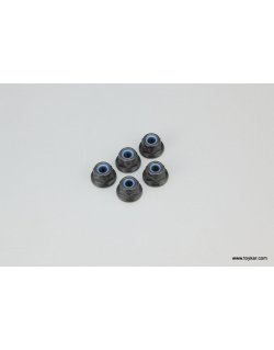 1180 DIS OP FLANGED NYLON NUT (M4)
