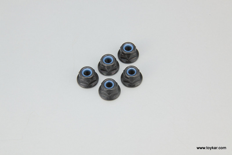 1180 DIS OP FLANGED NYLON NUT (M4)
