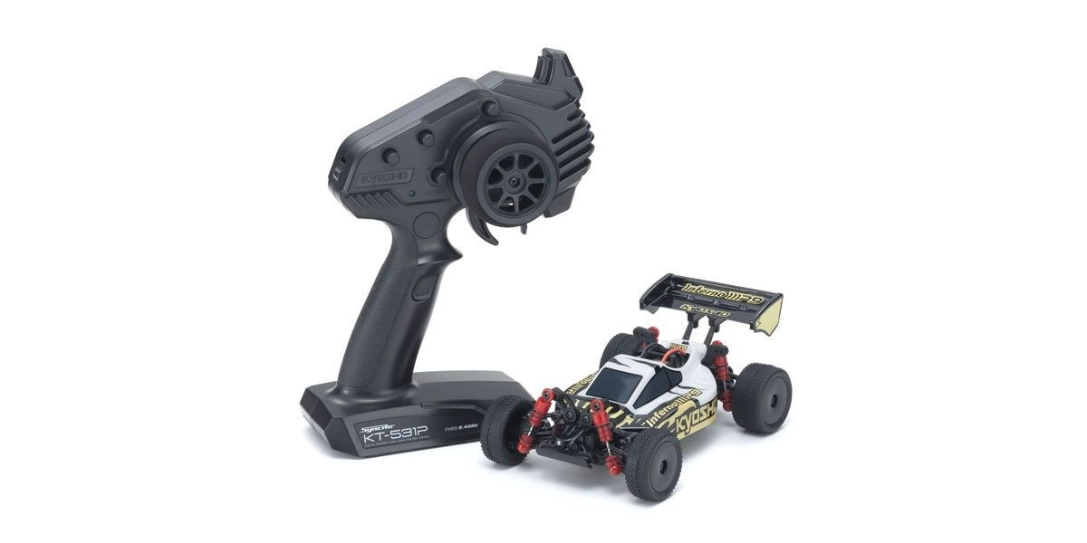 32091WBK MINI-Z Buggy Readyset INFERNO MP9 White/Black