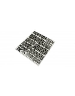 36277 KYOSHO Logo Decal (Chrome)