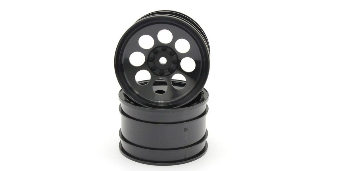 OTH245BK 8 Holes Wheel 50mm(Black/2pcs/OPTIMA)