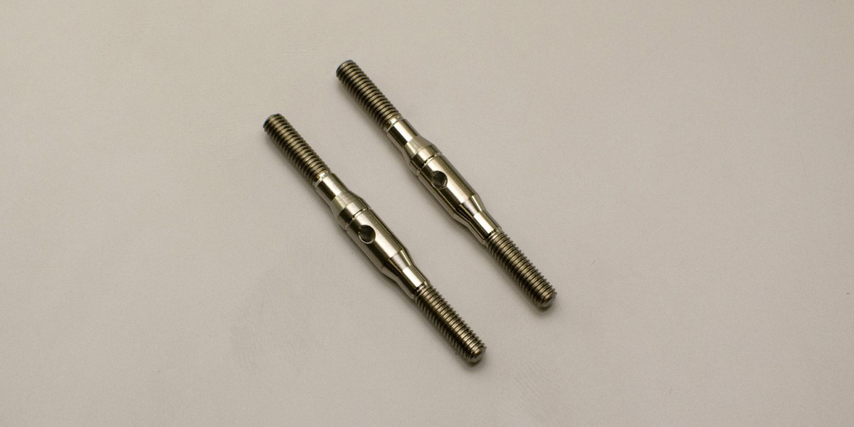 92413 Titanium Adjust Rod 38mm (2pcs)