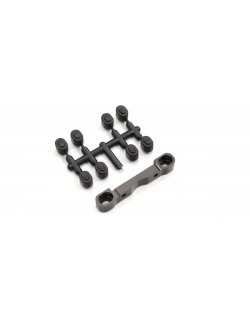 LA390 Aluminum Front Sus. Holder (FR/Gunmetal)