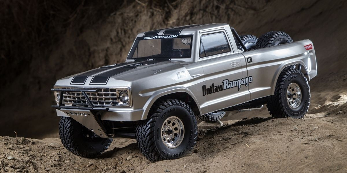 34362 Outlaw Rampage PRO KIT 1/10 Scale Radio Controlled Electric Powered 2WD Truck 2RSA