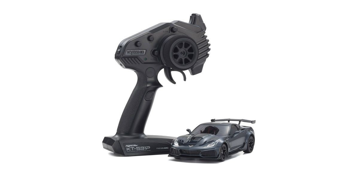 32334GM Chevrolet Corvette ZR1 MINI-Z RWD Series Ready Shadow Gray Metallic (with LED)
