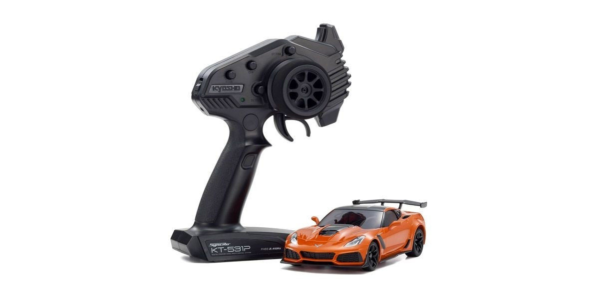 32334OR Chevrolet Corvette ZR1 MINI-Z RWD Series Ready Sebring Orange  (with LED)