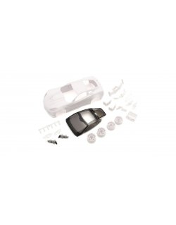 MZN196 Corvette ZR1 White Body Set w/Wheel