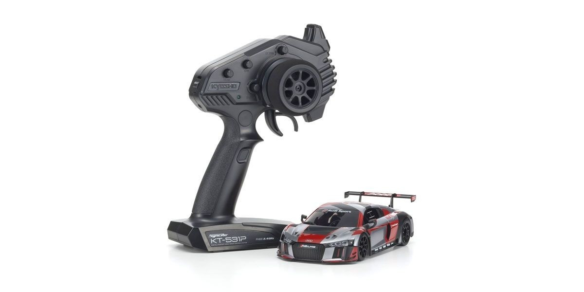 32323RGB MINI-Z RWD Series Ready Set Audi R8 LMS 2016 “Gray/Red”