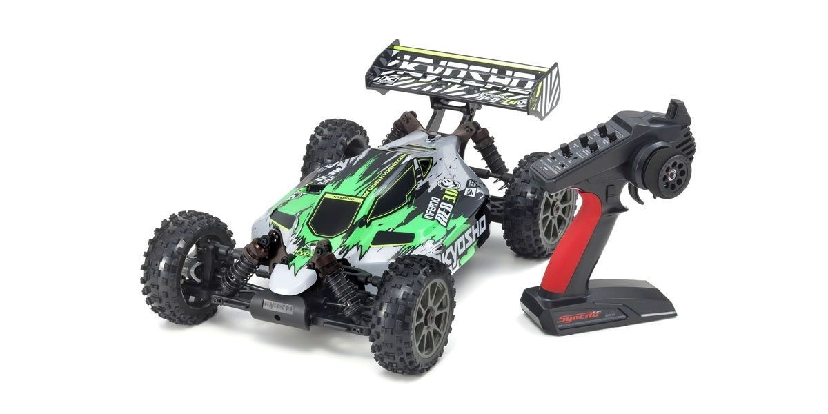 34108T1 INFERNO NEO 3.0 VE 1:8 Scale Radio Controlled Brushless Motor Powered 4WD Racing Buggy Color type 1 Green w/KT-231P+