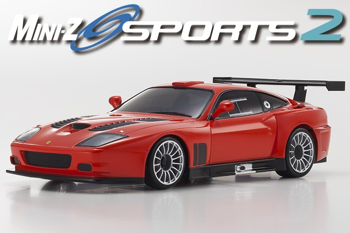 Kyosho 1/27 R/C EP Touring Car MINI-Z Racer Sports2 MR-03 Series Ferrari 575 GTC Red Version