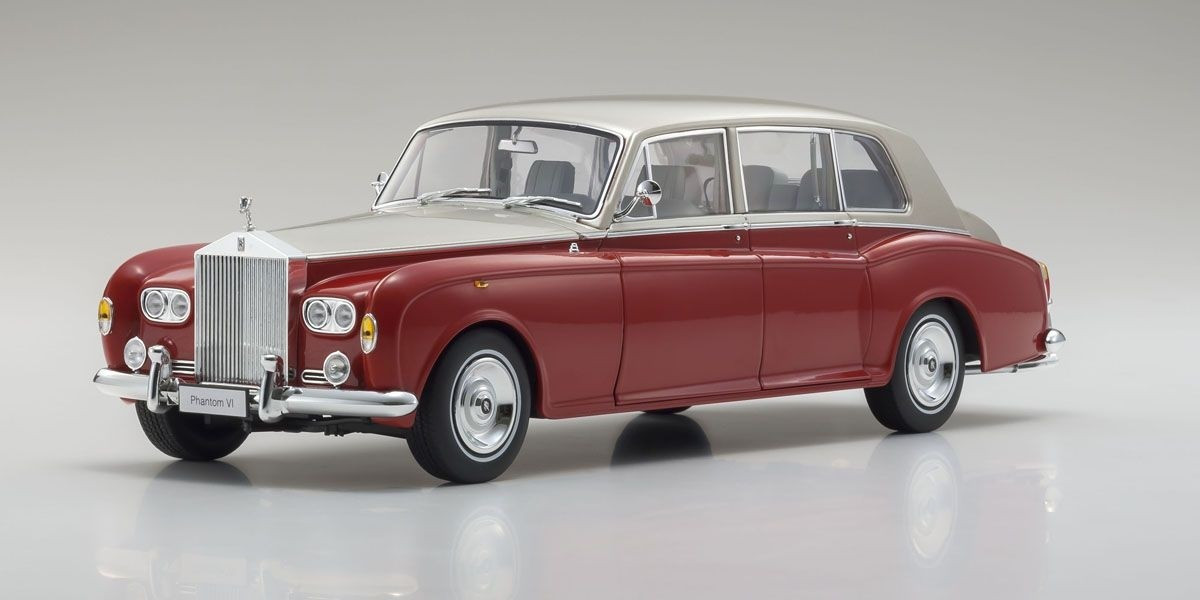 08905RLB KYOSHO ORIGINAL 1/18 scale Rolls Royce Phantom VI (Red / light beige)