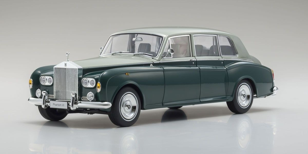 08905GRS KYOSHO ORIGINAL 1/18scale Rolls Royce Phantom VI (Green / Silver)