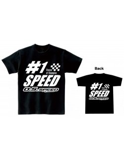 OS79883648 O.S.SPEED No.1 Dry T-Shirt Black (XL)