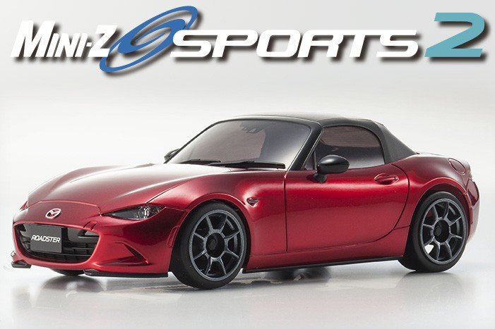 Kyosho 1/27 R/C EP Touring Car MINI-Z Racer Sports2 MR-03 Series MAZDA Roadster SoulRed Premium Metalic