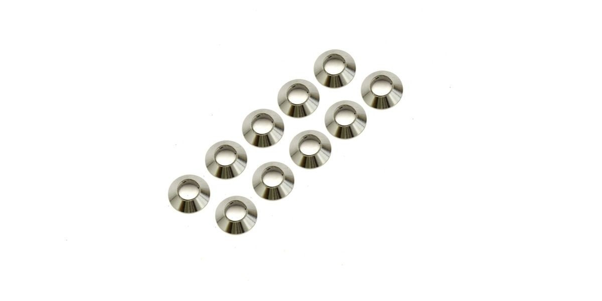 UT017 M3x6 Tapered Washer(Silver/10pcs/ULTIMA)
