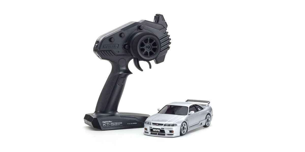 32616S MINI-Z AWD NISSAN SKYLINE GT-R NISMO(R33) Silver Readyset