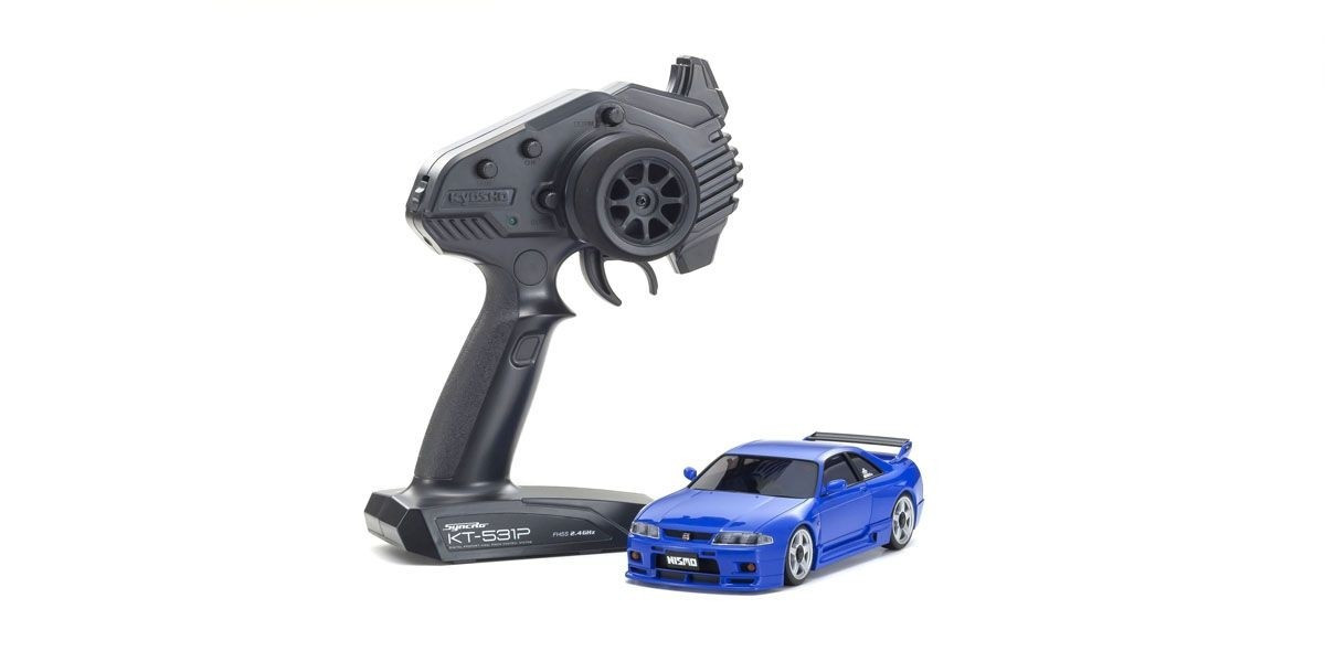 32616BL MINI-Z AWD NISSAN SKYLINE GT-R NISMO(R33) Blue Readyset