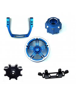 Sanwa M17 Aluminium Option Part Blue Colour