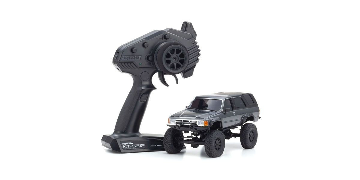 32522GM MINI-Z 4×4 Series Ready Set Toyota 4Runner(Hilux Surf) Dark Gray Metallic Crawling car