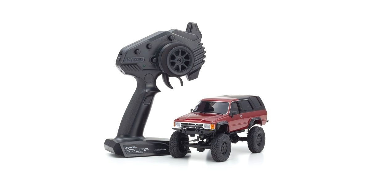 32522MR MINI-Z 4×4 Series Ready Set Toyota 4Runner(Hilux Surf) Metallic Red Crawling car