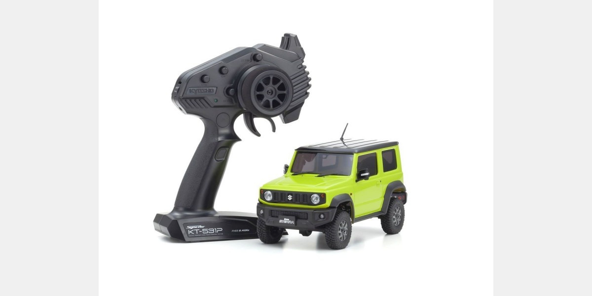 32523Y MINI-Z 4×4 Series Ready Set Suzuki Jimmy Sierra Kinetic Yellow Crawling car