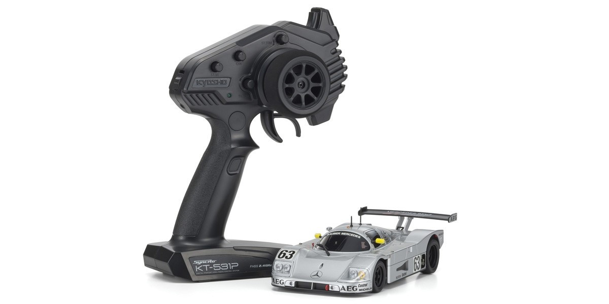 32327S MINI-Z RWD Sauber Mercedes Gruppe C Rennsportwagen C9 Nr.63 LM 1989 Readyset