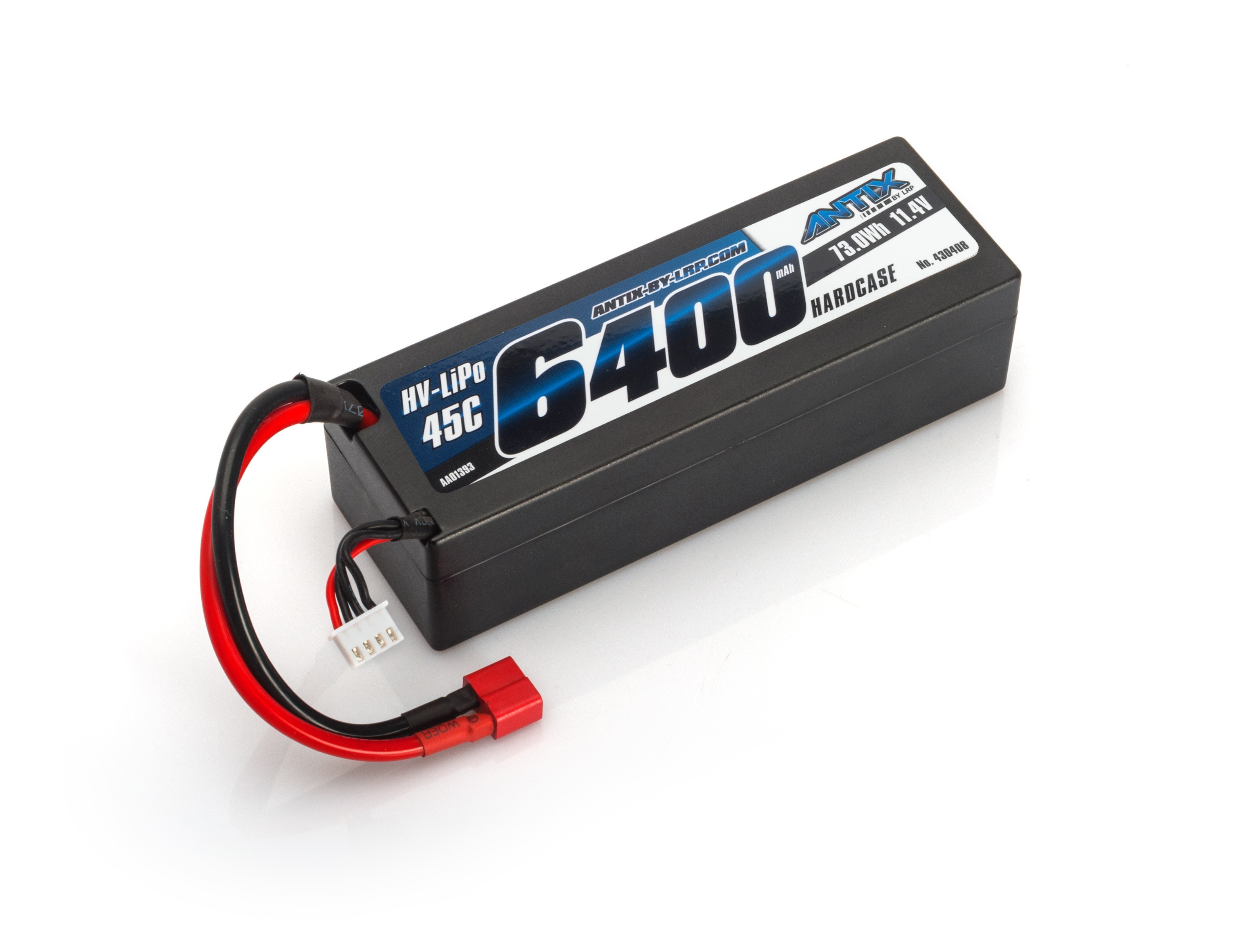 LRP430408 ANTIX BY LRP 6400 GRAPHENE 3S - 11.4V LIHV - 45C LIPO CAR HARDCASE