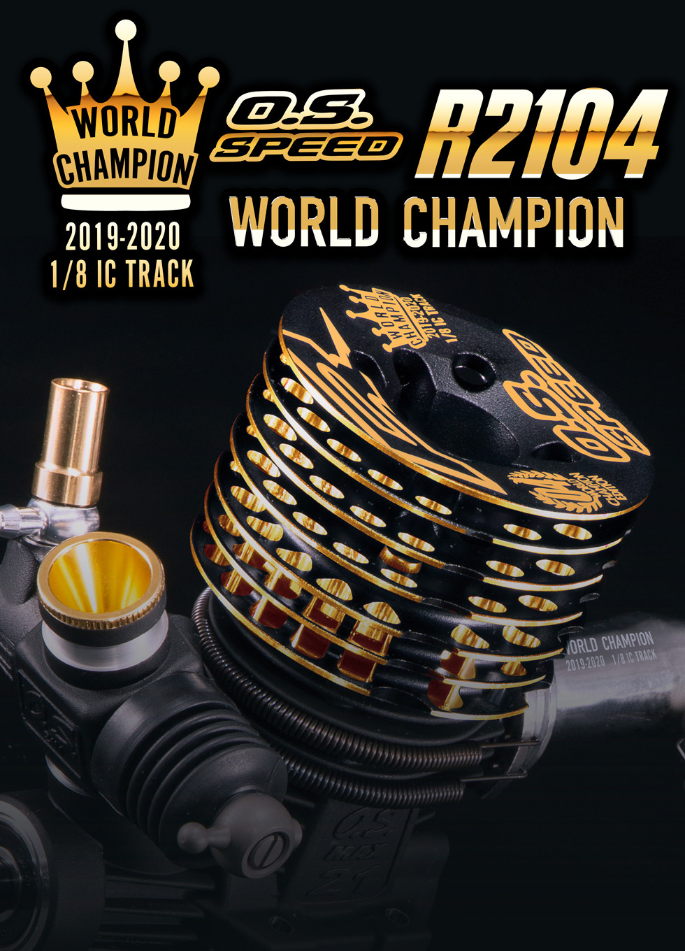 OSR2104WC O.S. SPEED R2104 WORLD CHAMPION Combo W/T-2080SC and Special Manifold