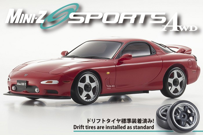 MINI-Z AWD MAZDA RX-7 FD3S Red