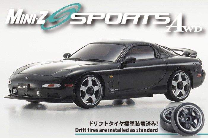 MINI-Z AWD MAZDA RX-7 FD3S Black