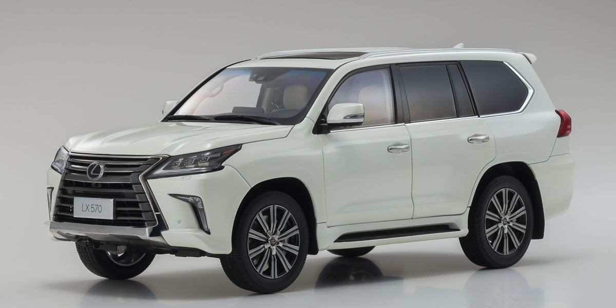 08955Q Lexus LX570 KYOSHO ORIGINAL 1/18scale (Left-Hand Drive Specification) (Sonic Quartz)