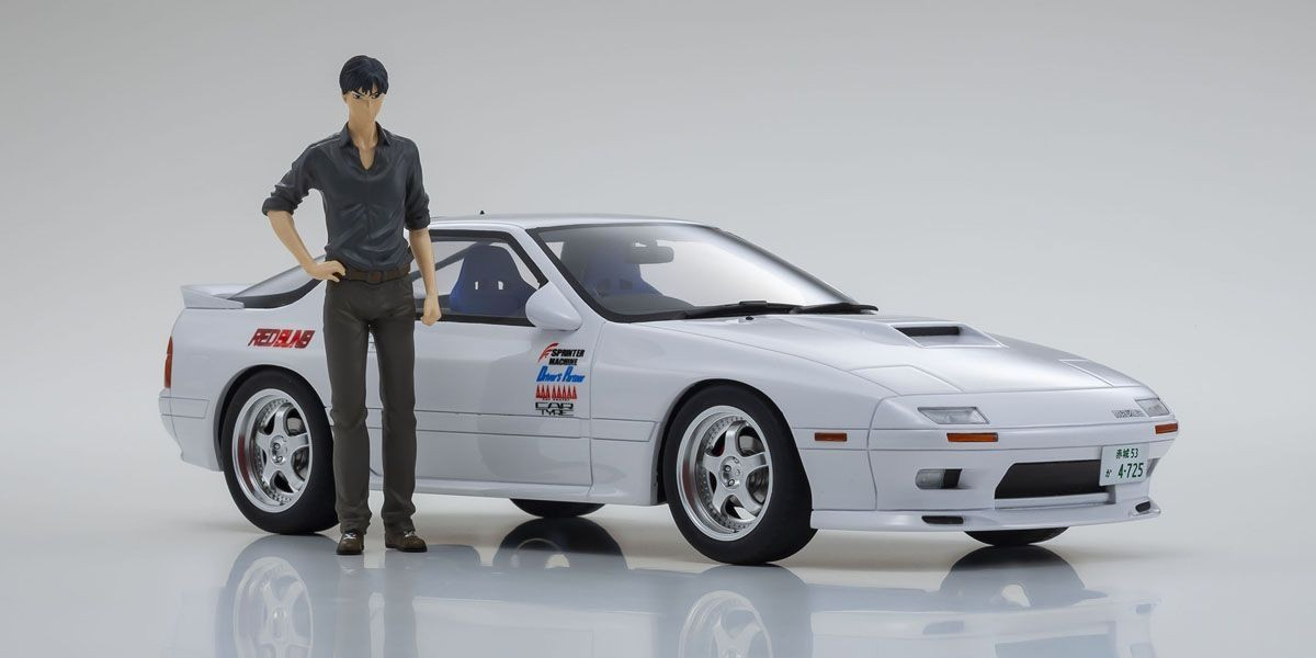 KSR18D03 Mazda Savanna RX-7 FC3S with Ryosuke Takahashi KYOSHO ORIGINAL 1/18scale