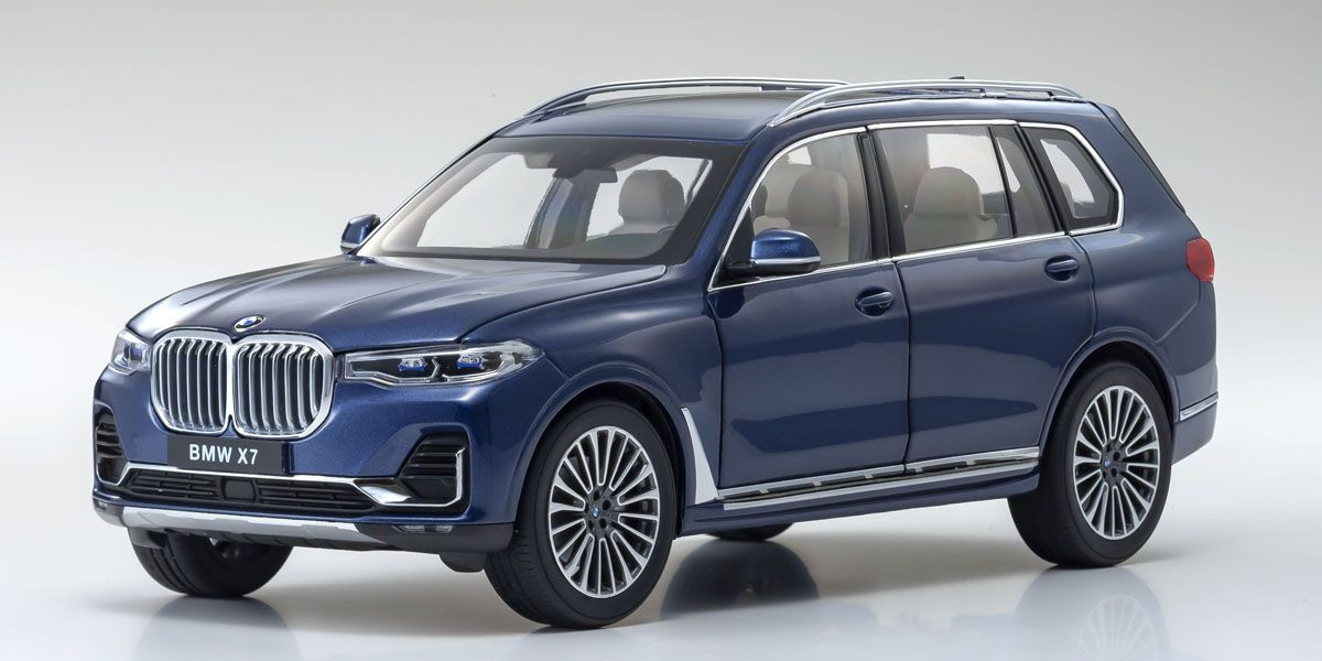 08951PBL 1/18 BMW X7 (PHAITNIC BLUE KYOSHO ORIGINAL scale