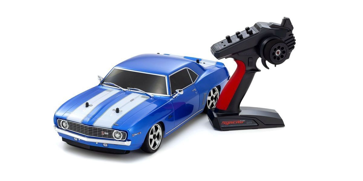 33213 FW06 1969 Chevy Camaro Z28 Le Mans Blue Engine Powered Touring Car PureTen GP 4WD RTR