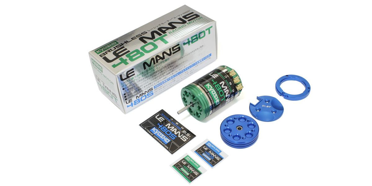 37033 Le Mans 480T Brushless Motor 21.5T (with 480S Parts)