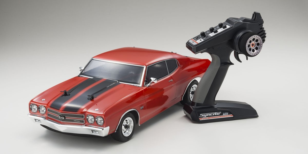 Kyosho 1/10 Scale Electric 4WD Touring Car EP FAZER VEi 1970 Chevy® Chevelle® SSTM454 LS6 Cranberry Red