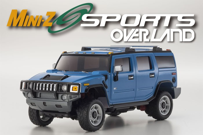 MINI-Z OVERLAND HUMMER H2 Blue