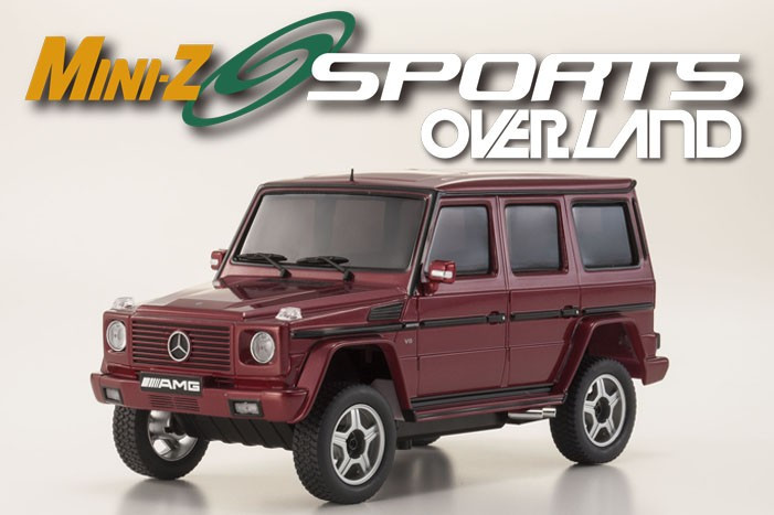 32061R MINI-Z OVERLAND MERCEDES G55L AMG Red