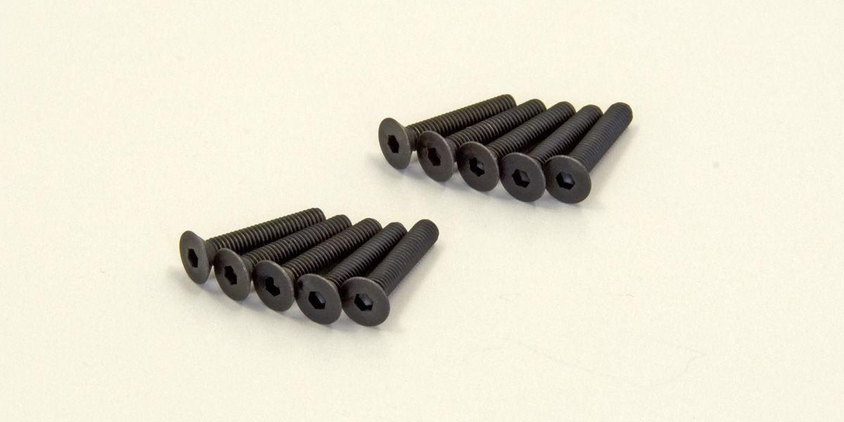 1-S33016H Flat Head Screw (M3x16) (Hex/10pcs)